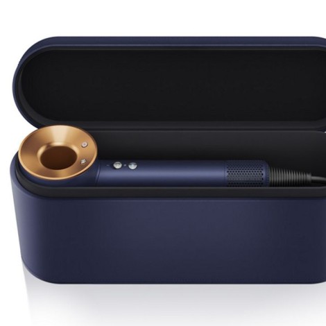 Фен Dyson Supersonic HD07 синий медный с 5 насадками в  чехле и расческами