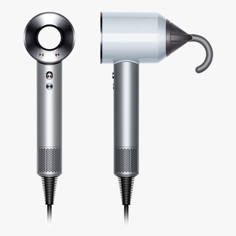 Фен Dyson Supersonic HD07 (белый) с 5 насадками и черным дорожным чехлом