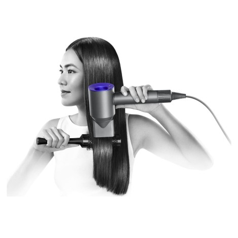 Фен Dyson Supersonic HD07 (белый) с 5 насадками и черным дорожным чехлом