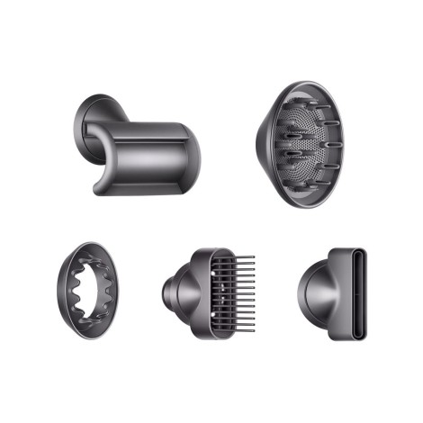 Фен Dyson Supersonic HD07 (белый) с 5 насадками