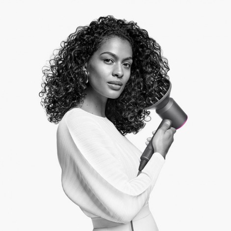 Фен Dyson Supersonic (черный/серебристый) с 5 насадками