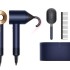 Фен Dyson Supersonic HD07 синий медный с 5 насадками в  чехле и расческами