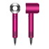 Фен Dyson Supersonic HD07 (фуксия/яркий никель) с 5 насадками и черным дорожным чехлом