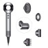 Фен Dyson Supersonic HD07 (белый) с 5 насадками и черным дорожным чехлом
