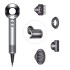 Фен Dyson Supersonic HD07 (белый) с 5 насадками